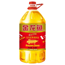 Plus会员、金龙鱼 食用油 黄金比例食用植物调和油6.18L×3件