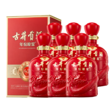 双11预售：古井贡酒年份原浆和美版 浓香型白酒 50度500ml*6整箱装
