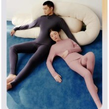 plus会员：三枪 100%纯棉 新疆棉男女情侣款款保暖内衣套装*3件