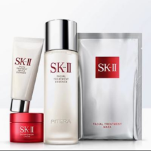 88vip：SK-II 神仙水大红瓶洁面护肤装敏感肌修护保湿套装体验350.55元