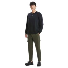 安德玛 秋冬Rival 男子抓绒 圆领训练运动卫衣1379755