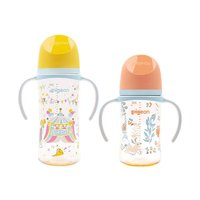 Pigeon 贝亲 经典自然实感系列 PPSU彩绘奶瓶 240ml