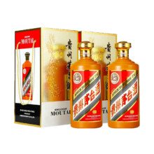 PLUS会员、百亿补贴、需首购：MOUTAI 茅台 金桂叶 酱香型白酒 53度 2.5L*2瓶 整箱装