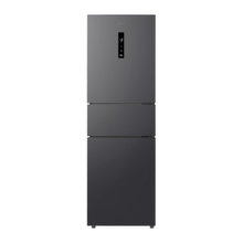 31日20点、再降价、PLUS会员：Midea 美的 MR-283WTPZE 三开门冰箱 炭灰-月夜 271升
