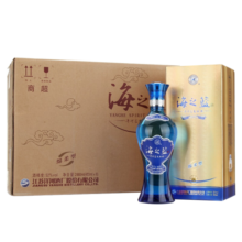 洋河 蓝色经典 海之蓝 浓香型白酒 52度 480ml*6瓶 整箱装