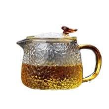 Quandu全度 玻璃茶壶茶水分离耐高温加厚 灵韵壶