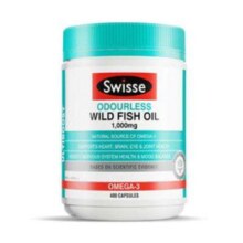 88VIP：Swisse 斯维诗 Omega-3 无腥味野生鱼油软胶囊 400粒*2瓶