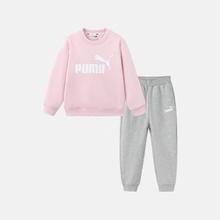 PUMA 彪马 24新款儿童大LOGO加绒休闲套装