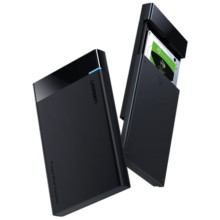 绿联（UGREEN）USB3.0移动硬盘盒2.5英寸Type-C硬盘盒 适用SATA串口台式机笔记本SSD固态机械硬盘盒子外置壳 USB3.0款【5Gbps】