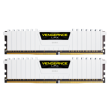 美商海盗船（USCORSAIR）32GB(16G×2)套装 DDR4 3600 台式机内存条 复仇者LPX系列 白色 游戏型435元 (月销2000+)