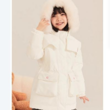 淘宝百亿补贴：PawinPaw 卡通小熊童装24秋冬女童连帽长款羽绒服 90%鹅绒三防