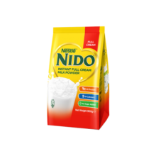 雀巢（Nestle）奶粉 成人全脂学生孕妇中老年高钙制乳袋装900g荷兰进口nido
