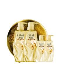 CLEAR 清扬 植觉头皮护理去屑洗发水 强韧蓬松型 380g+100g