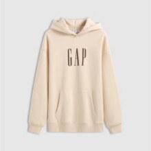 Gap男女装2024秋季新款印花字母logo抓绒连帽卫衣