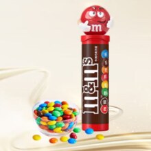双11巅峰、限1000件：M&M’S豆趣牛奶巧克力豆小筒装28g mm豆