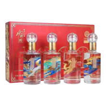 水井坊 龙凤貔貅麒麟（四大瑞兽）珍藏小酒礼盒 53度 260mL×4瓶 1盒