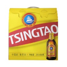 88VIP：TSINGTAO 青岛啤酒 小棕金质 296ml*6瓶19.9元（需换购）