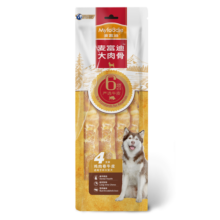 麦富迪 狗狗宠物零食磨牙棒 中大型犬洁齿咬胶大肉骨鸡肉牛皮卷420g