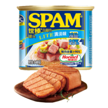 PLUS会员：世棒（SPAM）午餐肉罐头清淡口味340g*10件