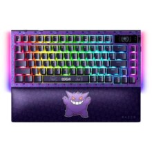 Razer雷蛇宝可梦耿鬼联名蛛皇无线三模热插拔客制化游戏机械键盘