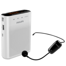 飞利浦（PHILIPS）SBM230 小蜜蜂扩音器教师专用无线喇叭腰挂麦克风导游便携插卡音箱喊话器户外教学讲课白