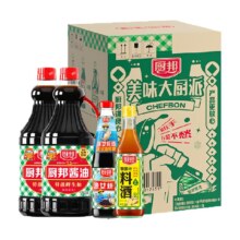 88VIP：厨邦 酱油1.5kg*2+渔女蚝油490g+葱姜汁料酒500ml返后26.95元（返10元卡）