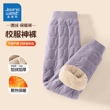 JEANSWEST 真维斯 儿童加绒棉裤 加厚保暖170-110