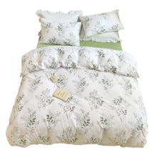 洁丽雅（Grace）100%纯棉四件套新疆棉床上用品床单被套200*230cm1.5/1.8米床