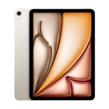 Apple/苹果【教育优惠】iPad Air 11英寸 M2芯片 2024年平板电脑(Air6/128G WLAN版/MUWE3CH/A)星光色