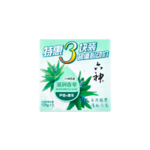 需首购：六神 香皂 芦荟+麦冬 125g*3块
