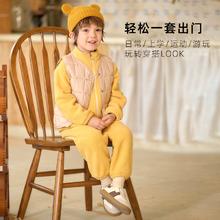 棉花堂儿童套装三件套