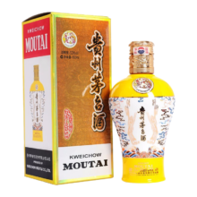 京东百亿补贴：MOUTAI 茅台 中信金陵（金昭玉粹黄色）酱香型白酒 53度 500ml 单瓶装