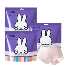 PLUS会员: Miffy 米菲 安睡裤女经期用安心裤姨妈裤夜用拉裤大码安全裤 M-L 2 100-140?