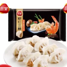 PLUS会员：三全 私厨水饺上海风味馄饨 多款任选4件