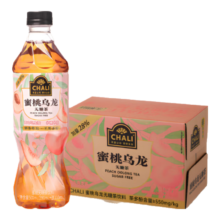 茶里 CHALI 蜜桃乌龙茶饮料(无糖)500mLx15瓶26.61元包邮