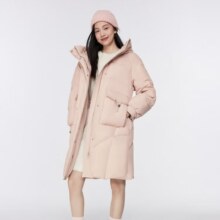 再降价、PLUS会员、京东百亿补贴：波司登BOSIDENG 羽绒服 长款莫兰迪色系B20145952E  多色