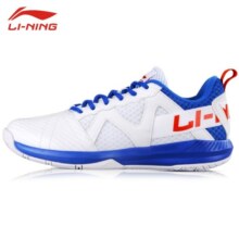 李宁（LI-NING）羽毛球鞋男款耐磨羽毛球训练运动鞋AYTQ023-1【经典配色】39