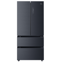 美的（Midea）美的冰箱508升法式多门囤货冰箱智能双变频冰箱19分钟急速净味除菌冰箱BCD-508WTPZM(E)
