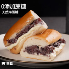 PLUS会员：熊治 奶酪夹心 紫米面包棒 整箱770g*2件