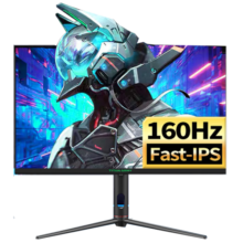 泰坦军团 27英寸4K电竞显示器1ms HDR10 FastIPS屏广色域升降支架智能分屏可壁挂笔记本外接游戏电脑显示屏 P27A2V 160Hz Type-C接口