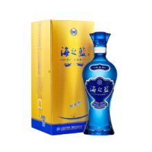 洋河 海之蓝42度375ml*1瓶 绵柔型 口感浓香型白酒 官方自营67.83元（万人团有3元红包补贴后64.83元)