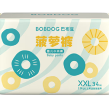 BoBDoG 巴布豆 菠萝系列 拉拉裤 XXL34片