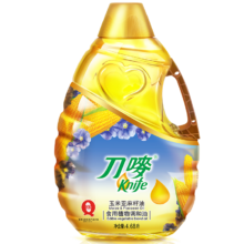 刀唛 玉米亚麻籽调和油 4.68L 物理压榨一级食用油