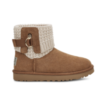 24日10点开始：UGG 女士舒适平底针织短靴 1113463 栗色