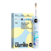 usmile笑容加 儿童电动牙刷Q10 智能防蛀小圆屏 3档防蛀模式 Q10宇宙蓝 适用3-6-12岁 儿童礼物 升级款防蛀小圆屏-Q10蓝
