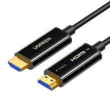 绿联（UGREEN）HDMI2.1光纤线8K60Hz 4K240Hz高清视频线工程布线电脑机顶盒接电视显示器投影仪兼容HDMI2.0 10米