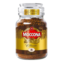 摩可纳（Moccona） 冻干美式黑咖啡瓶装 进口无蔗糖添加速溶咖啡 8号-深度烘培100g