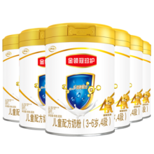 伊利金领冠珍护【消化吸收】儿童A2奶粉4段(3-6岁)800g*6整箱装