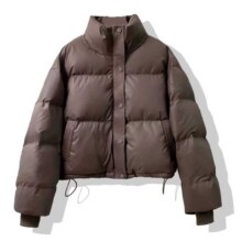 素帛 女式立领加厚面包服
