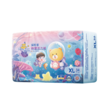 泰迪熊(Teddy Bear)探险家特薄拉拉裤XL34片(12-17kg)婴儿尿不湿